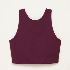 Cropped Plum Girlfriend Dylan Sports Tank Bra ✨